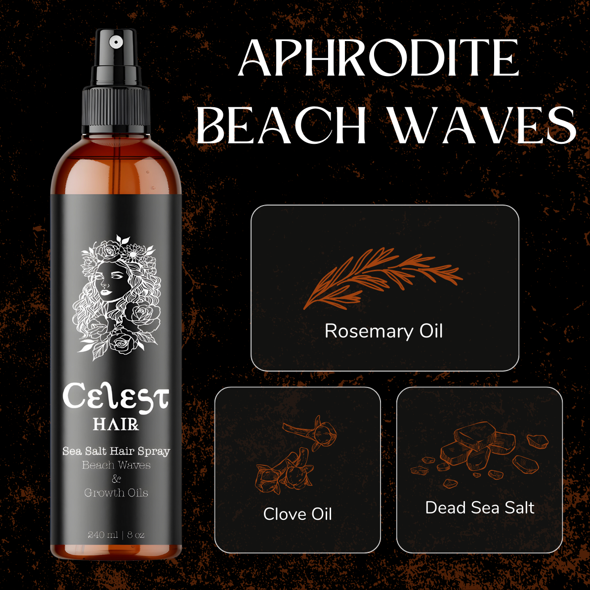 Aphrodite Wavy & Growth Salt Spray