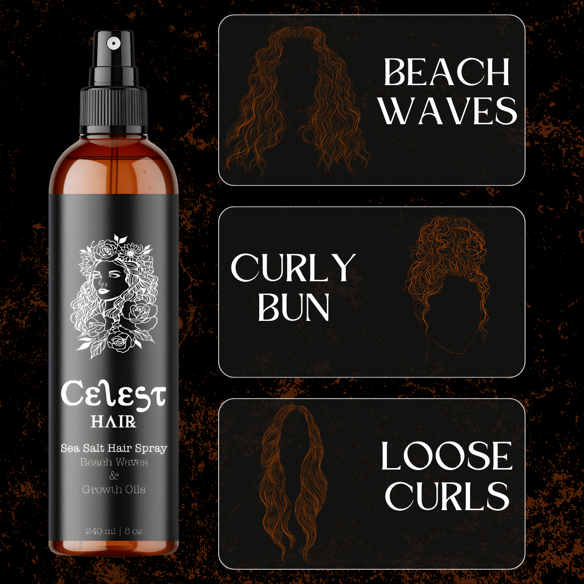 Aphrodite Wavy & Growth Salt Spray